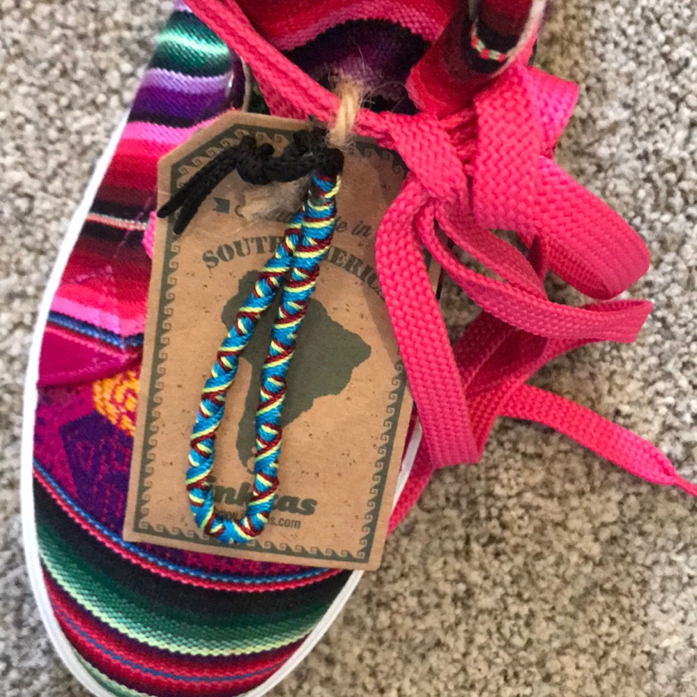 Inkkas pink/multi-colored high tops (new) - Picture 5 of 7